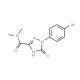 1-(4-Bromophenyl)-2,5-dihydro-5-oxo-1H-1,2,4-triazole-3-carboxylic acid dimethylamide - chemical structure image