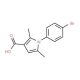 1-(4-bromophenyl)-2,5-dimethyl-1H-pyrrole-3-carboxylic acid - chemical structure image