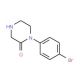 1-(4-Bromophenyl)-2-piperazinone (CAS 877679-22-6) - chemical structure image