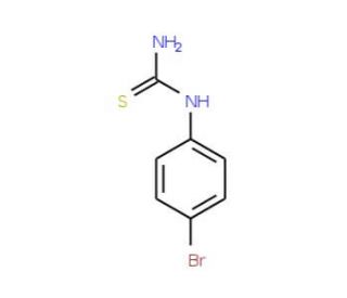 1-(4-Bromophenyl)-2-thiourea (CAS 2646-30-2) - chemical structure image
