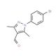 1-(4-bromophenyl)-3,5-dimethyl-1H-pyrazole-4-carbaldehyde - chemical structure image