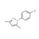 1-(4-Bromophenyl)-3,5-dimethyl-1H-pyrazole (CAS 62546-27-4) - chemical structure image