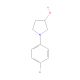 1-(4-Bromophenyl)-3-pyrrolidinol (CAS 536742-64-0) - chemical structure image