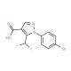1-(4-bromophenyl)-5-(difluoromethyl)-1H-pyrazole-4-carboxylic acid - chemical structure image