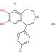 1-(4-Bromophenyl)-6-bromo-7,8-dihydroxy-2,3,4,5-tetrahydro-1H-benzoazepine Hydrobromide - chemical structure image