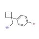 [1-(4-bromophenyl)cyclobutyl]methanamine (CAS 1039932-36-9) - chemical structure image