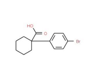 1-(4-bromophenyl)cyclohexanecarboxylic acid (CAS 732308-80-4) - chemical structure image
