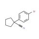 1-(4-Bromophenyl)cyclopentanecarbonitrile (CAS 143328-19-2) - chemical structure image