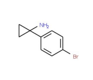1-(4-Bromophenyl)cyclopropanamine (CAS 345965-54-0) - chemical structure image