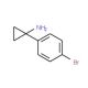 1-(4-Bromophenyl)cyclopropanamine (CAS 345965-54-0) - chemical structure image