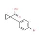 1-(4-bromophenyl)cyclopropanecarboxylic acid (CAS 345965-52-8) - chemical structure image