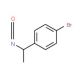 (±)-1-(4-Bromophenyl)ethyl isocyanate (CAS 207974-15-0) - chemical structure image