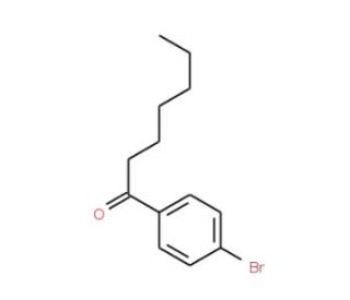 1-(4-bromophenyl)heptan-1-one (CAS 99474-02-9) - chemical structure image