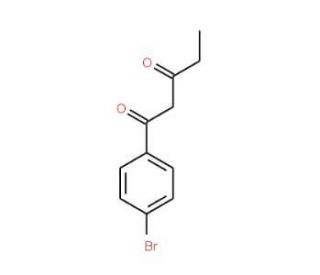 1-(4-bromophenyl)pentane-1,3-dione - chemical structure image