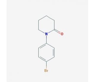 1-(4-bromophenyl)piperidin-2-one (CAS 27471-43-8) - chemical structure image