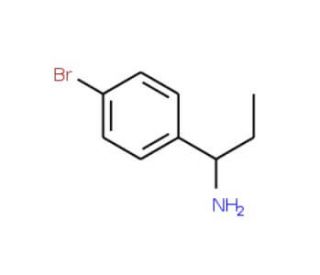 1-(4-bromophenyl)propan-1-amine (CAS 74877-09-1) - chemical structure image