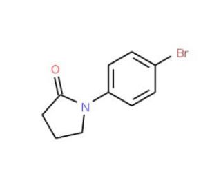 1-(4-Bromophenyl)pyrrolidin-2-one (CAS 7661-32-7) - chemical structure image