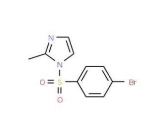 1-(4-Bromophenylsulfonyl)-2-methyl-1H-imidazole (CAS 324776-97-8) - chemical structure image