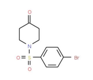 1-(4-Bromophenylsulfonyl)piperidin-4-one (CAS 929000-54-4) - chemical structure image