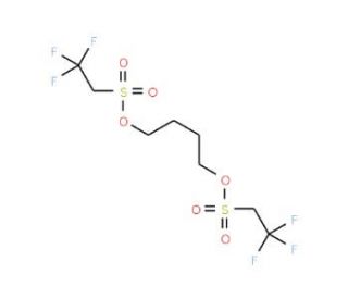 1,4-Butanediol bis(2,2,2-trifluoroethane sulphonate) (CAS 117186-54-6) - chemical structure image
