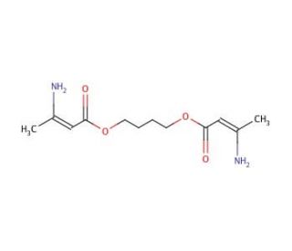 1,4-Butanediol bis(3-aminocrotonate) (CAS 14205-47-1) - chemical structure image
