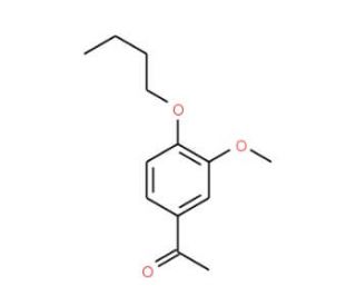 1-(4-butoxy-3-methoxyphenyl)ethan-1-one - chemical structure image