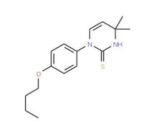 1-(4-Butoxyphenyl)-4,4-dimethyl-1,4-dihydropyrimidine-2-thiol - chemical structure image