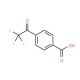 1-(4-Carboxyphenyl)-2,2,2-trifluoroethan-1-one (CAS 58808-59-6) - chemical structure image