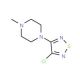 1-(4-Chloro-1,2,5-thiadiazol-3-yl)-4-methylpiperazine (CAS 870987-89-6) - chemical structure image