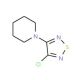 1-(4-Chloro-1,2,5-thiadiazol-3-yl)piperidine (CAS 173053-54-8) - chemical structure image