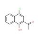 1-(4-Chloro-1-hydroxy-naphthalen-2-yl)ethanone (CAS 530740-47-7) - chemical structure image