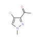 1-(4-Chloro-1-methyl-1H-pyrazol-3-yl)-ethanone (CAS 1004194-08-4) - chemical structure image