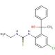 1-[4-Chloro-2-(1′-hydroxy-1′-methylbenzyl)phenyl]-3-ethyl-2-thio-urea - chemical structure image