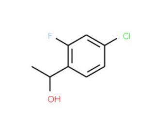 1-(4-Chloro-2-fluoro-phenyl)-ethanol - chemical structure image