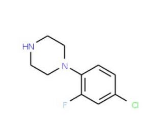 1-(4-Chloro-2-fluorophenyl)piperazine (CAS 515160-75-5) - chemical structure image
