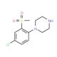 1-[4-Chloro-2-(methylsulfonyl)phenyl]piperazine (CAS 849035-68-3) - chemical structure image