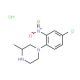 1-(4-Chloro-2-nitrophenyl)-3-methylpiperazinehydrochloride - chemical structure image