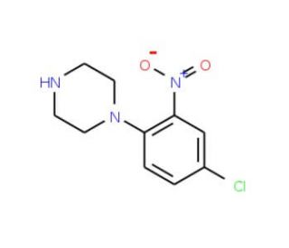 1-(4-chloro-2-nitrophenyl)piperazine - chemical structure image