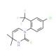 1-[4-Chloro-2-(trifluoromethyl)phenyl]-4,4-dimethyl-1,4-dihydropyrimidine-2-thiol - chemical structure image