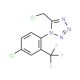 1-[4-chloro-2-(trifluoromethyl)phenyl]-5-(chloromethyl)-1H-1,2,3,4-tetrazole - chemical structure image