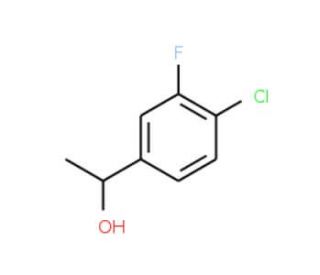 1-(4-Chloro-3-fluorophenyl)ethan-1-ol - chemical structure image