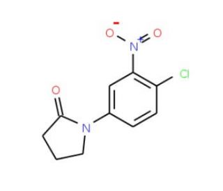 1-(4-chloro-3-nitrophenyl)pyrrolidin-2-one - chemical structure image