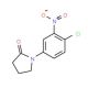1-(4-chloro-3-nitrophenyl)pyrrolidin-2-one - chemical structure image