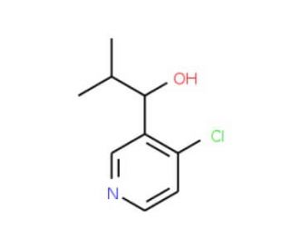 1-(4-Chloro-3-pyridinyl)-2-methyl-1-propanol - chemical structure image