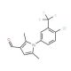 1-(4-Chloro-3-trifluoromethyl-phenyl)-2,5-dimethyl-1H-pyrrole-3-carbaldehyde - chemical structure image