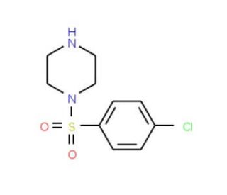 1-(4-Chloro-benzenesulfonyl)-piperazine (CAS 16017-53-1) - chemical structure image