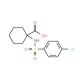 1-(4-Chloro-benzenesulfonylamino)-cyclohexanecarboxylic acid - chemical structure image