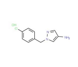 1-(4-Chloro-benzyl)-1H-pyrazol-4-ylamine hydrochloride - chemical structure image