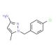 1-(4-Chloro-benzyl)-5-methyl-1H-pyrazol-3-ylamine - chemical structure image