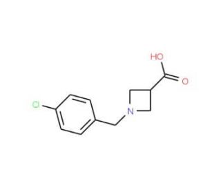 1-(4-Chloro-benzyl)-azetidine-3-carboxylic acid (CAS 842977-20-2) - chemical structure image